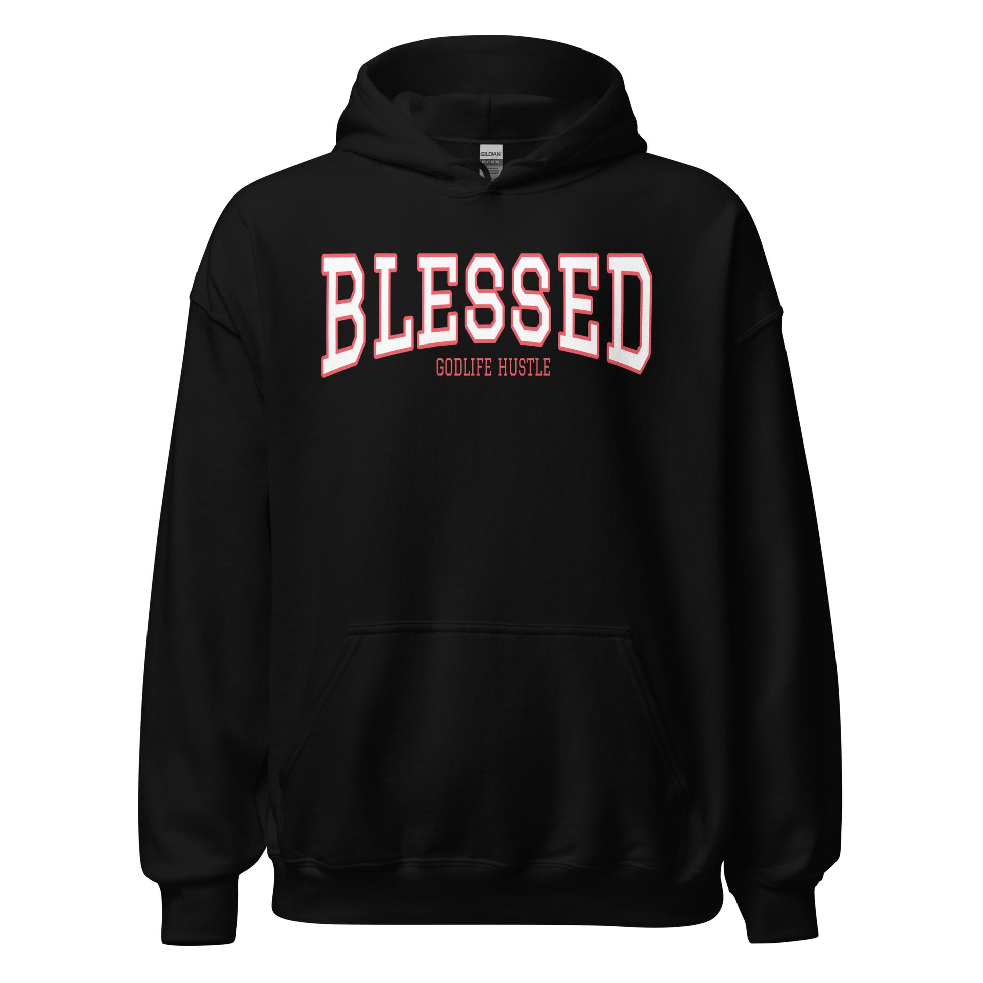 Blessed Hoodie -  / Black / Red / White - GodLife Hustle