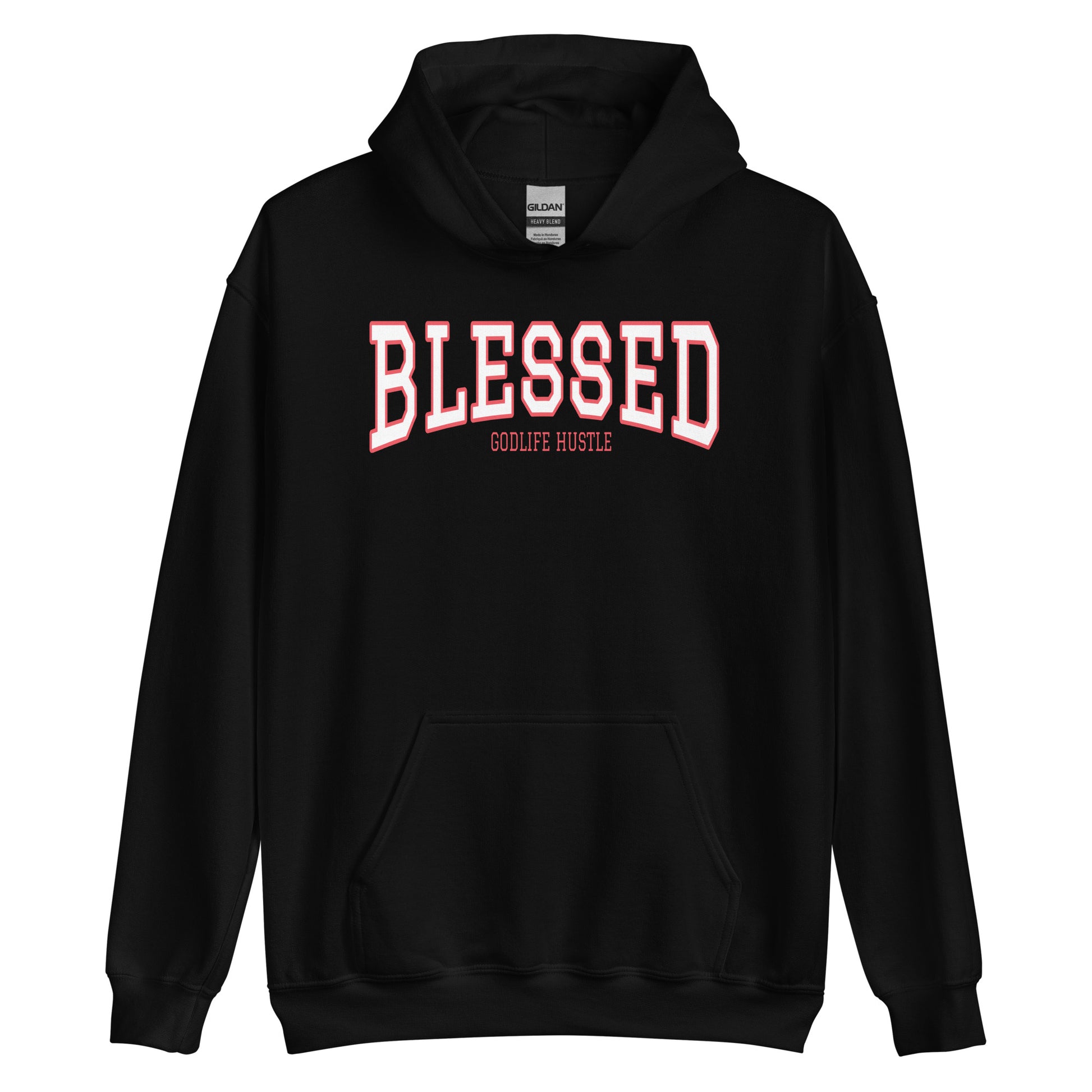 Blessed Hoodie -  / Black / Red / White - GodLife Hustle